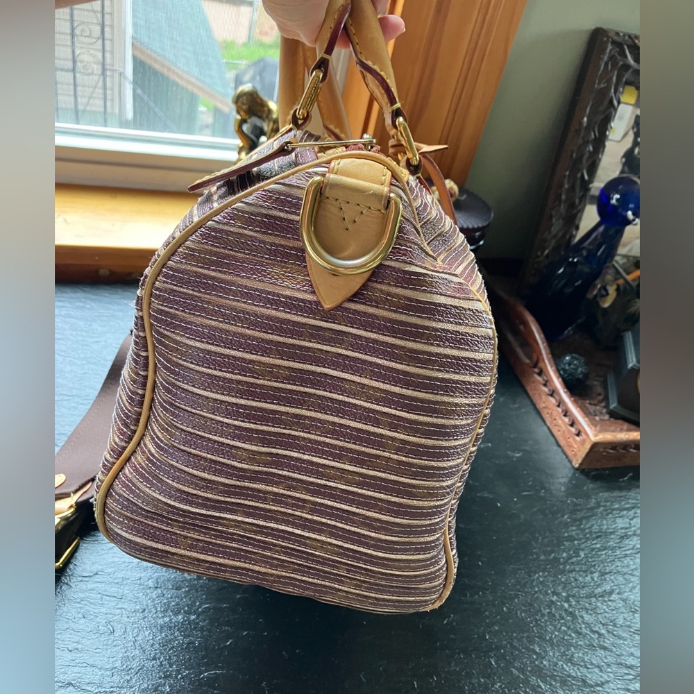SALE! LV Limited Edition 2010 Monogram Eden Speedy Bandoulière 30 Peach - Picture 4 of 16
